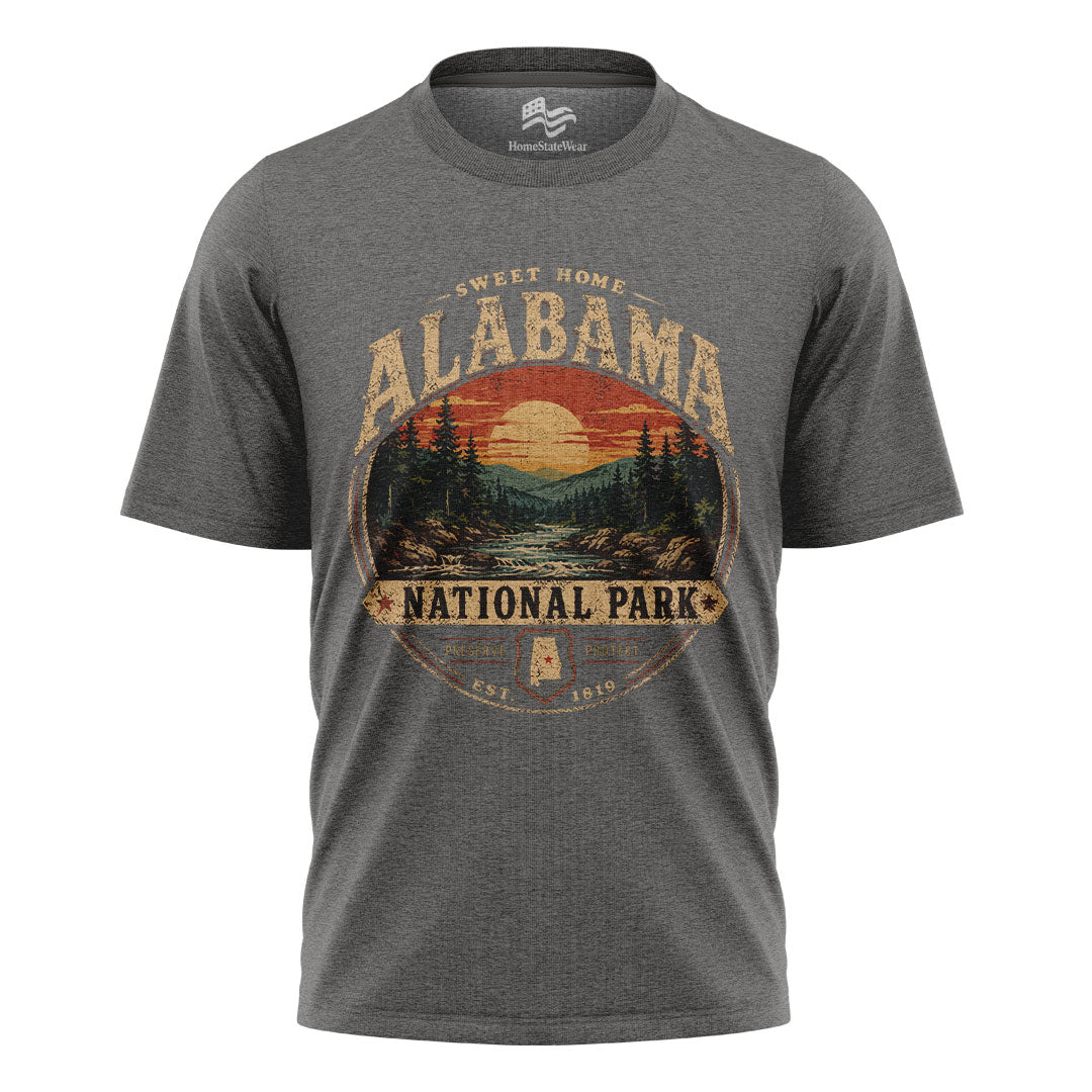 Alabama Wilderness Vintage Adventure Graphic Tee