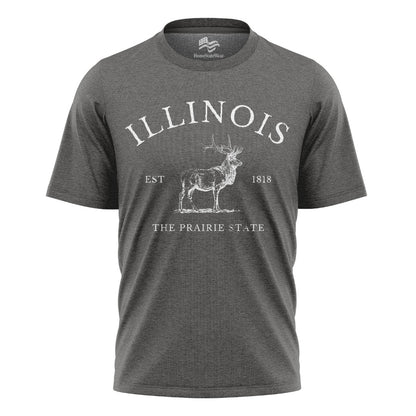 Illinois Elk T-Shirt | Prairie State Wildlife Tee