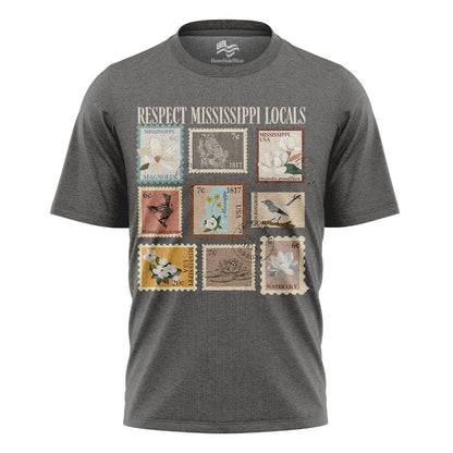 Wildlife Bird & State Flower T-Shirt, Nature Lover Graphic Tee