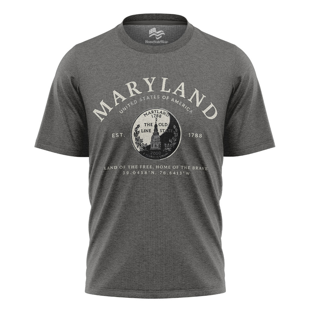Maryland Quarter T-Shirt | Old Line State Gift Tee