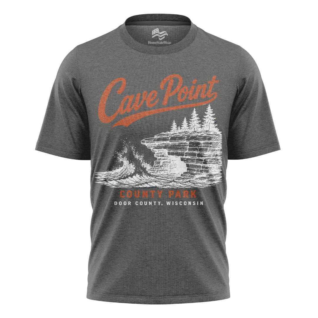 Cave Point County Park Tee | Door County Wisconsin Shirt