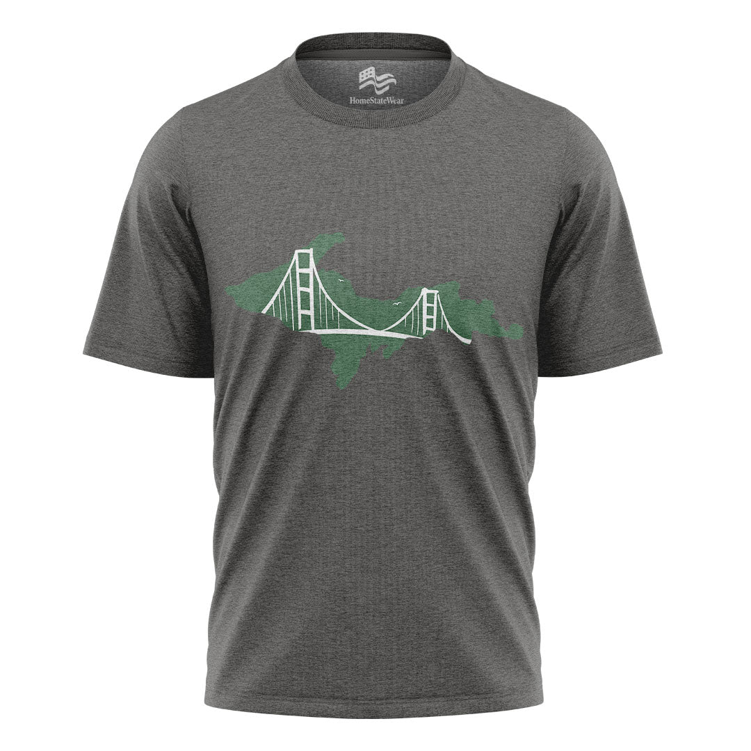 Upper Peninsula Michigan T-Shirt, UP Bridge Tee