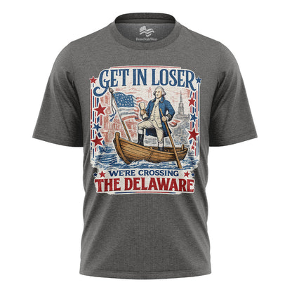 Funny Crossing the Delaware Comfort Colors Tee | Patriotic History Shirt