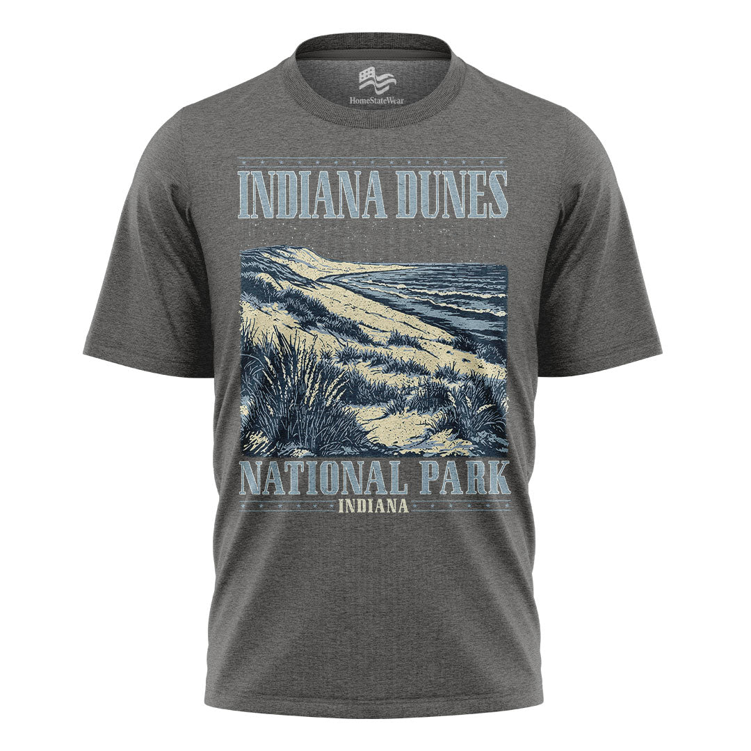 Indiana Dunes Comfort Colors Tee | Retro National Park Shirt