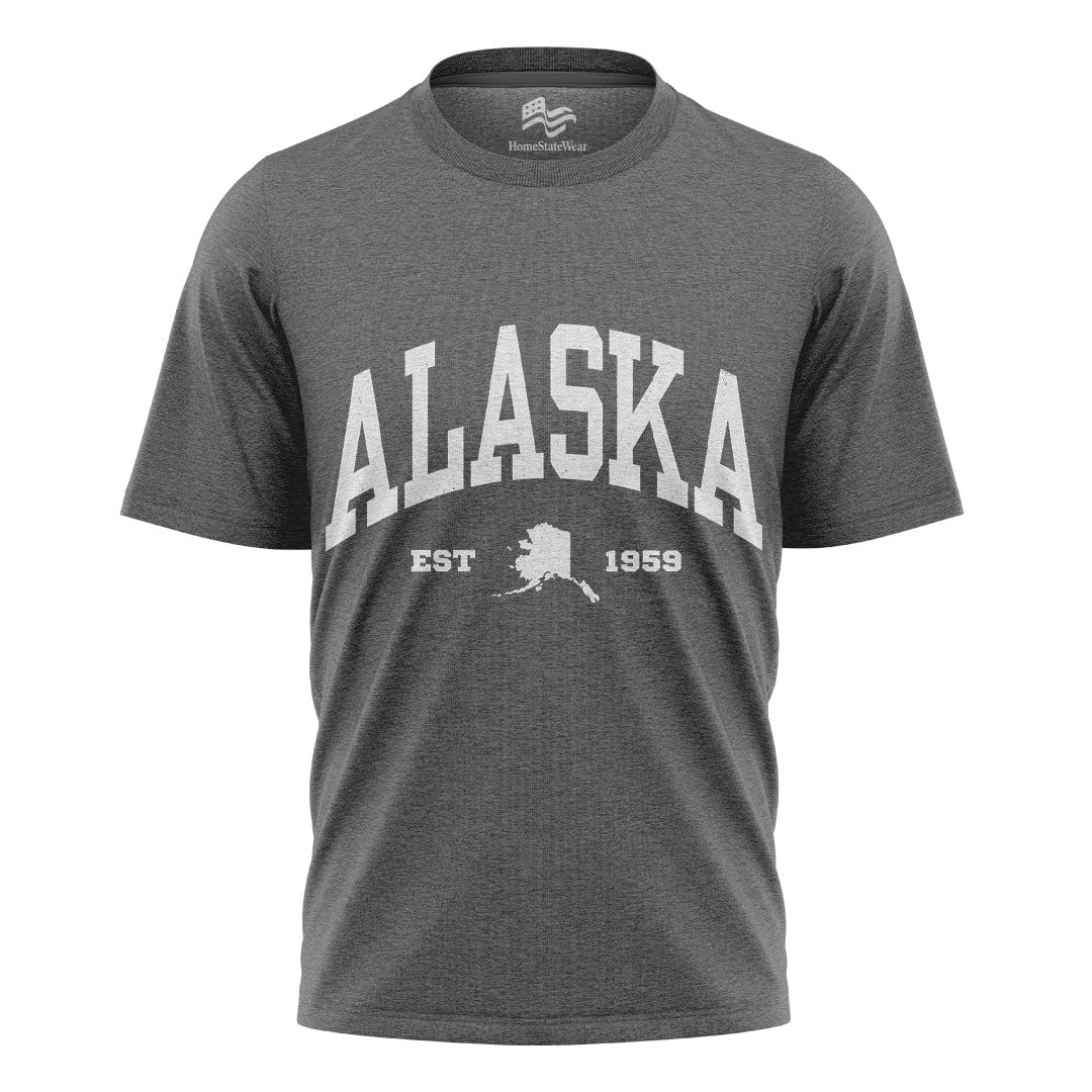 Alaska Map Comfort Colors Tee