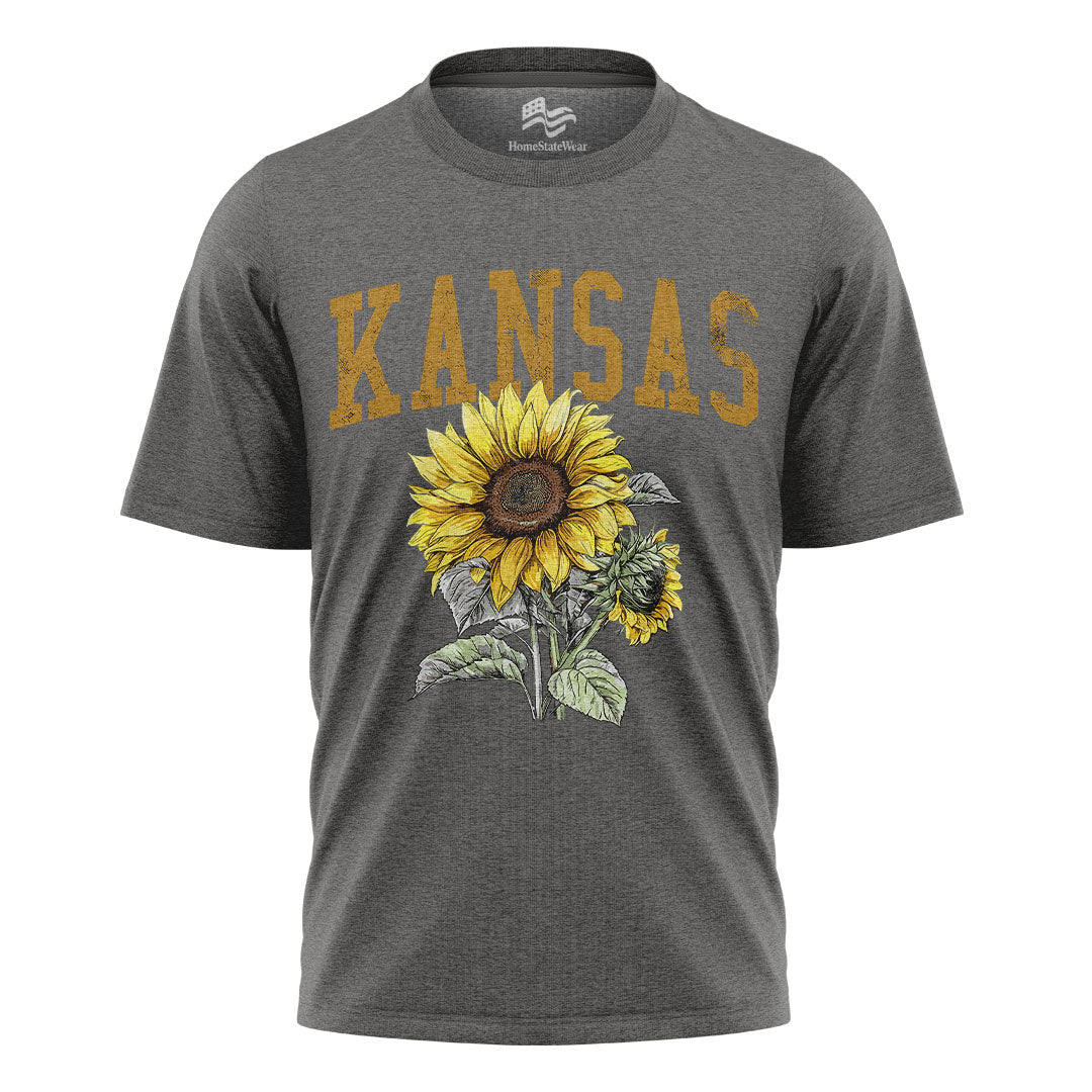 Kansas Sunflower Comfort Colors Tee | State Flower Gift Shirt
