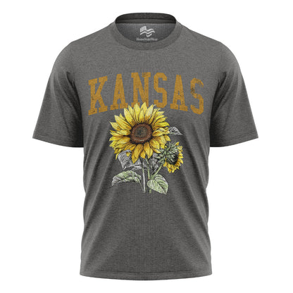 Kansas Sunflower Comfort Colors Tee | State Flower Gift Shirt