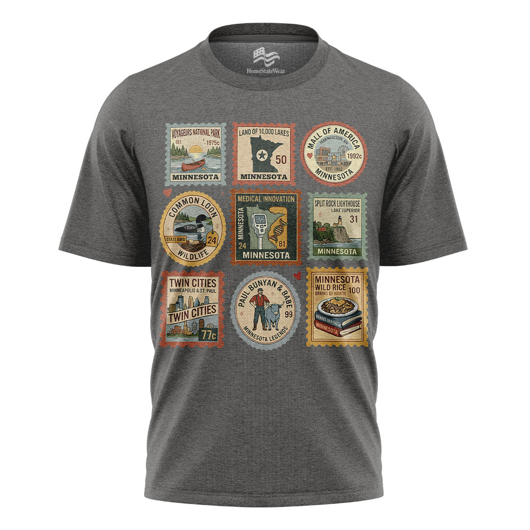 Minnesota State Stamp T-Shirt