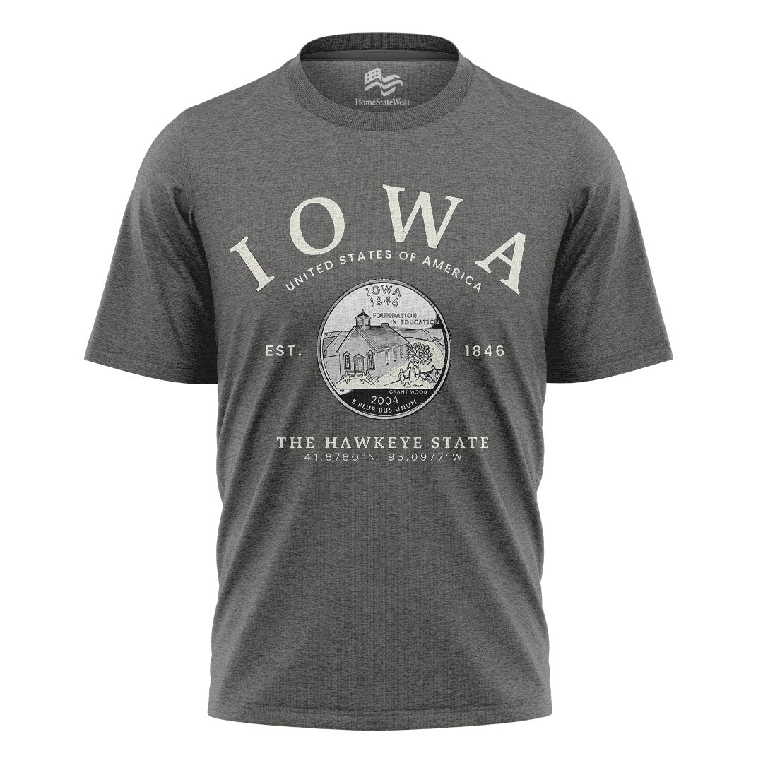 Iowa Hawkeye State T-Shirt | State Pride Gift Tee