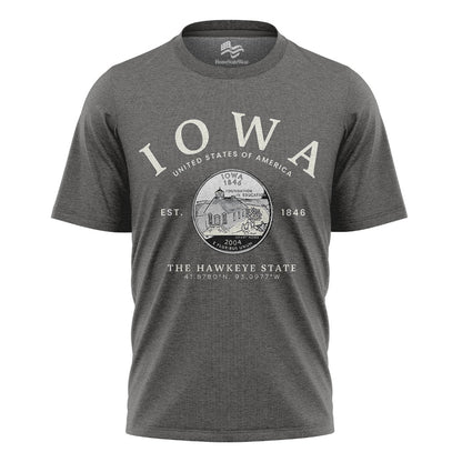 Iowa Hawkeye State T-Shirt | State Pride Gift Tee