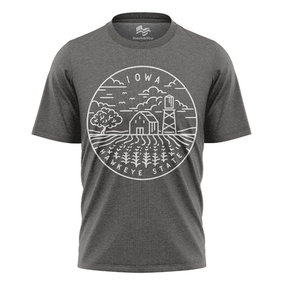 Iowa Hawkeye State T-Shirt | Unisex State Pride Tee