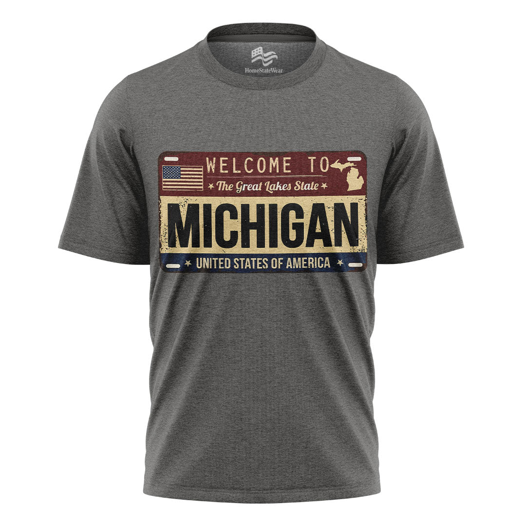 Welcome to Michigan T-Shirt | Great Lakes State Gift Tee