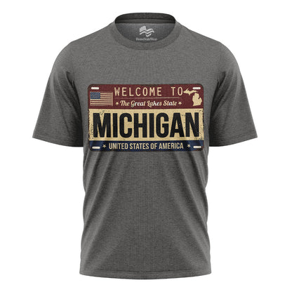 Welcome to Michigan T-Shirt | Great Lakes State Gift Tee