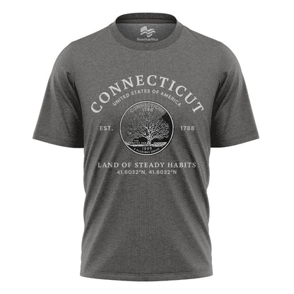 Connecticut Constitution State Tee | Vintage Souvenir Gift Shirt