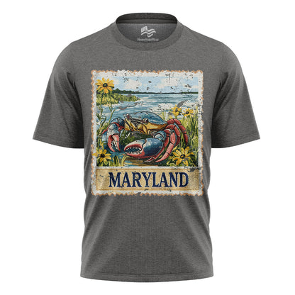 Maryland Blue Crab T-Shirt | Chesapeake Bay Summer Tee