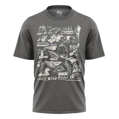 Minnesota Nature Checklist T-Shirt