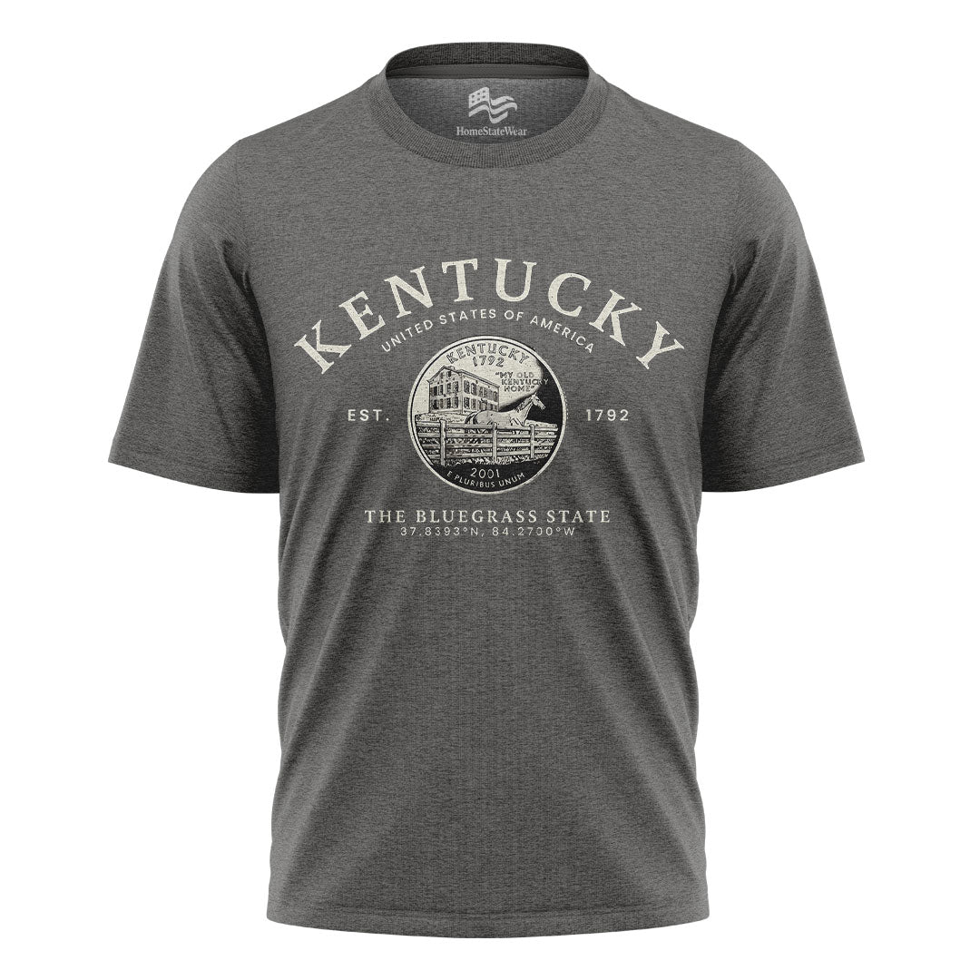 Kentucky Quarter T-Shirt | Bluegrass State Souvenir Tee