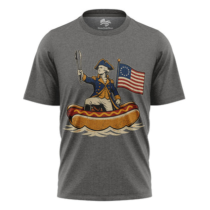 Delaware Dog Hotdog Tee | Funny Patriotic 4th of July Shirt