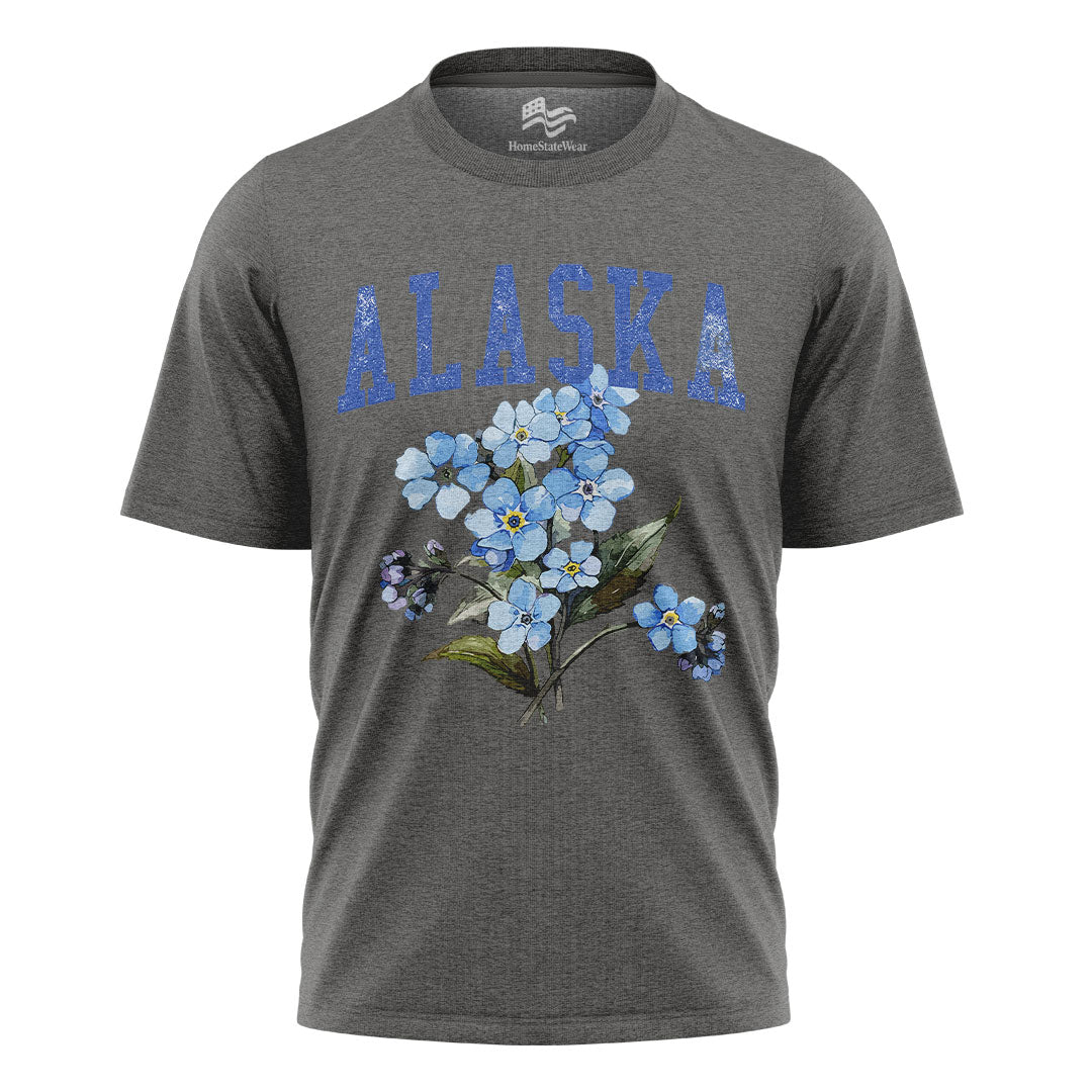 Alaska State Flower Comfort Colors Tee