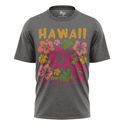 Hawaii Hibiscus Aloha Tropical Vacation Graphic Shirt