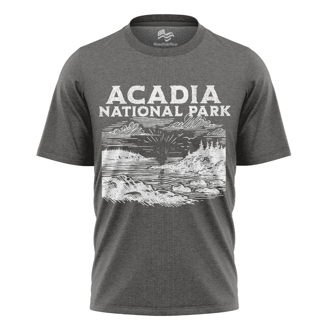 Acadia National Park T-Shirt | Maine Outdoor Travel Te