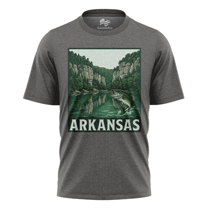Arkansas Bass Fishing Tee | Natural State Outdoors Shirt