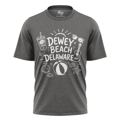 Dewey Beach Comfort Colors Tee | Delaware Summer Beach Shirt