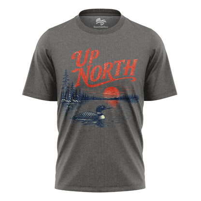Up North Lake Life Tee | Vintage Cabin Vacation Shirt