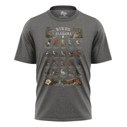 Alabama Birds T-Shirt, Bird Watching Nature Lover Tee