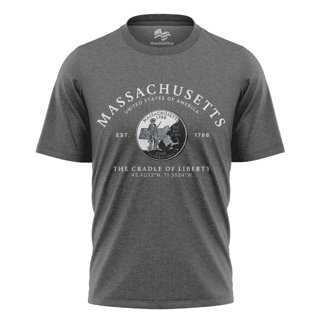 Massachusetts T-Shirt | Bay State Souvenir Tee