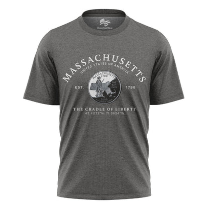 Massachusetts T-Shirt | Bay State Souvenir Tee