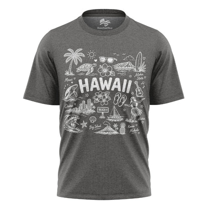 Hawaii Aloha State Comfort Colors Oahu Vacation Souvenir Shirt