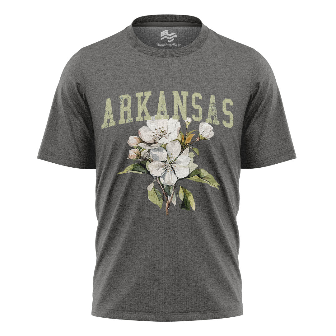 Arkansas State Flower Comfort Colors Tee | Apple Blossom Botanical
