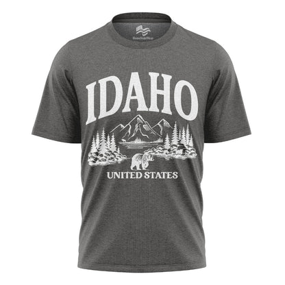 Idaho Wanderlust T-Shirt Mountain Nature Gift