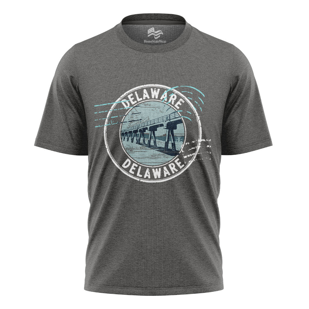 Delaware Bridge Graphic Tee | Scenic Landmark Souvenir Shirt