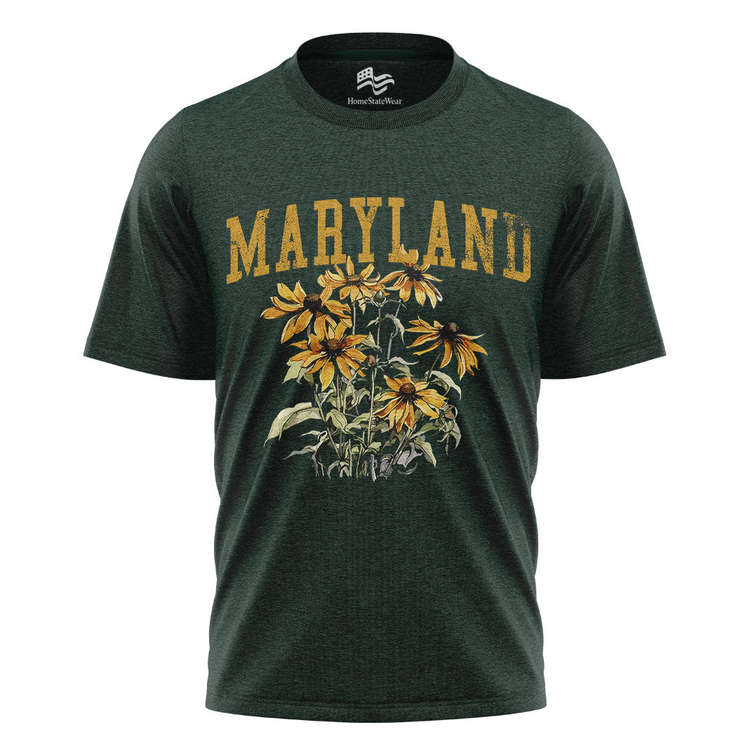 Maryland Black-Eyed Susan Comfort Colors Tee | State Flower Gift Shirt