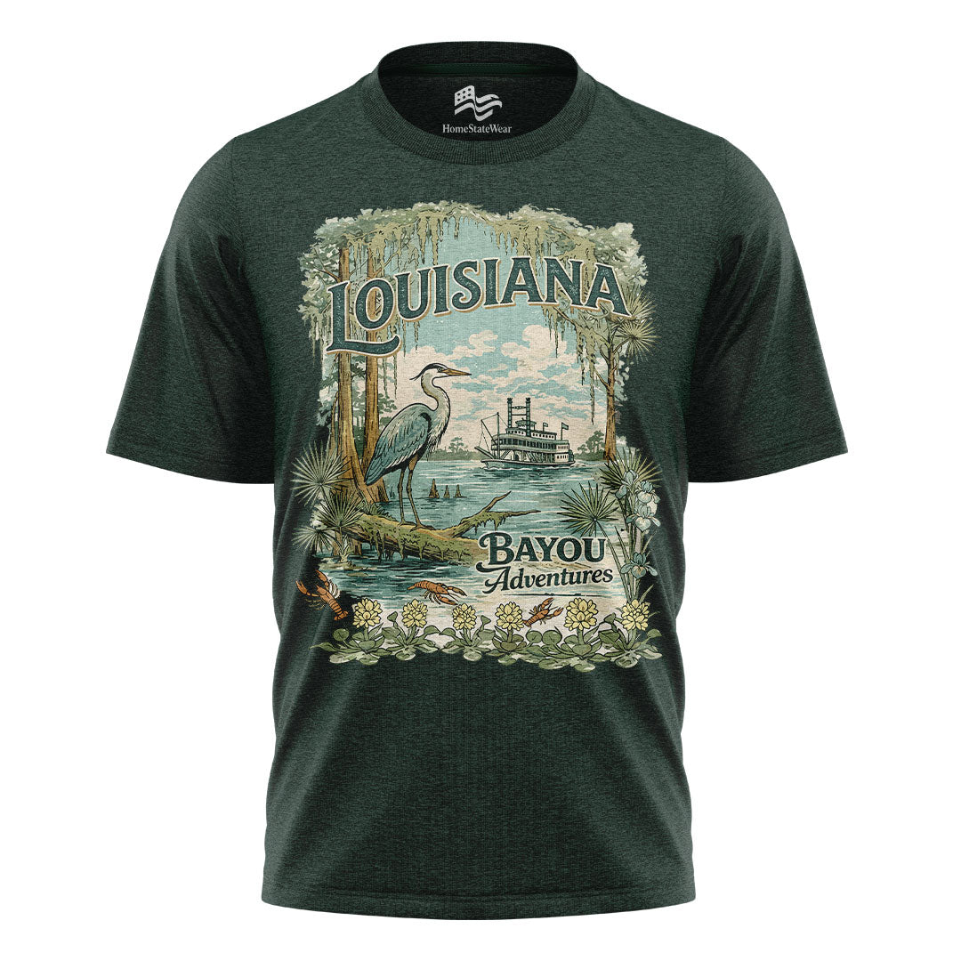 Louisiana Bayou T-Shirt | Cajun Country Souvenir Tee