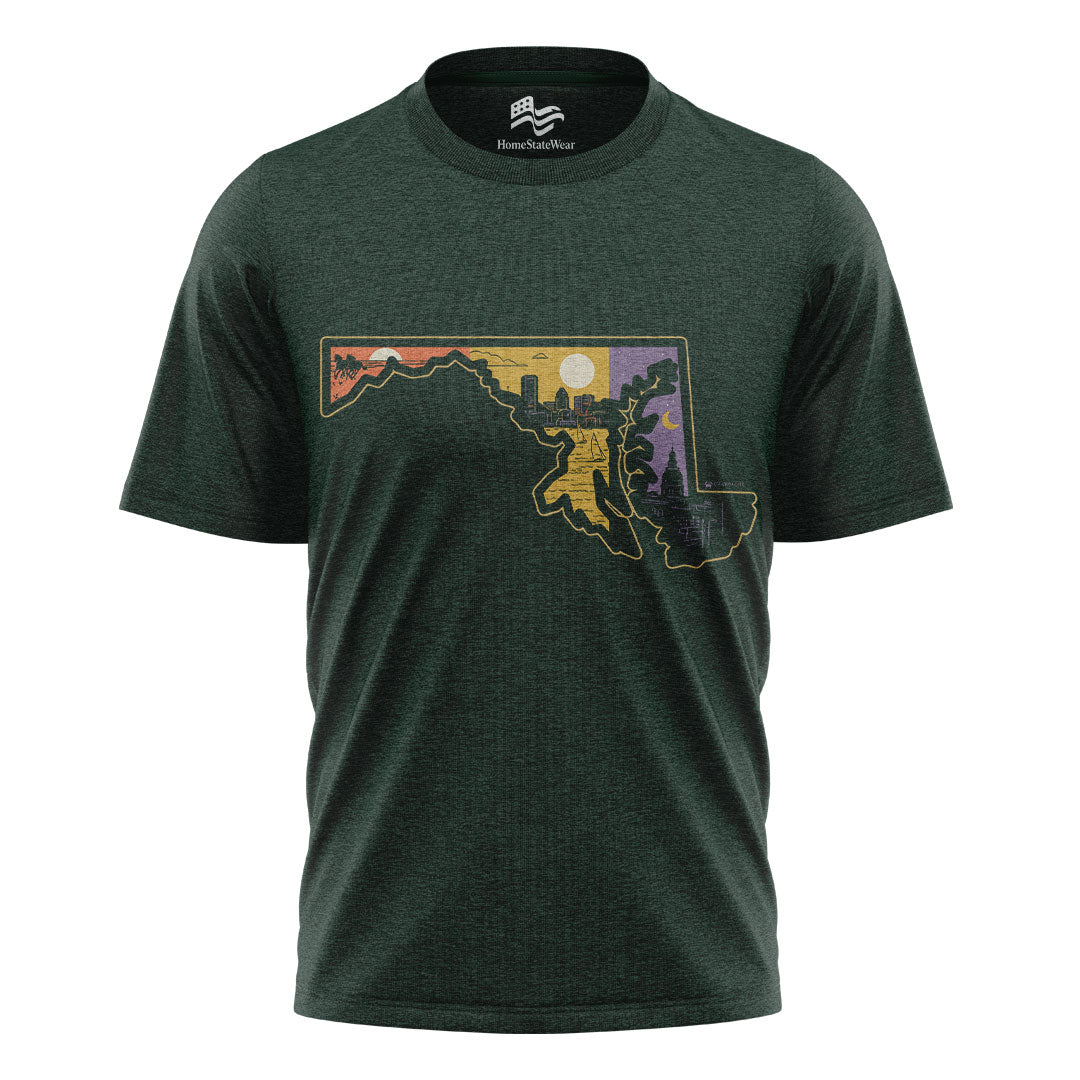 Layers of Maryland T-Shirt | Old Line State Graphic Tee