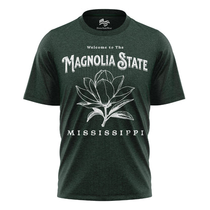 Welcome to Mississippi T-Shirt, Magnolia State Flower Tee,
