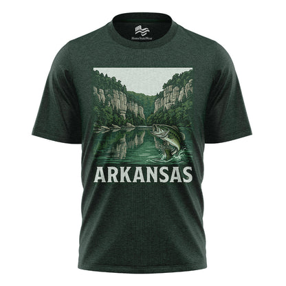 Arkansas Bass Fishing Tee | Natural State Outdoors Shirt