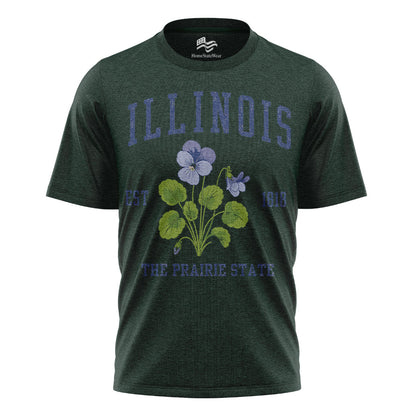 Illinois State Flower Tee | Prairie State Vintage Shirt