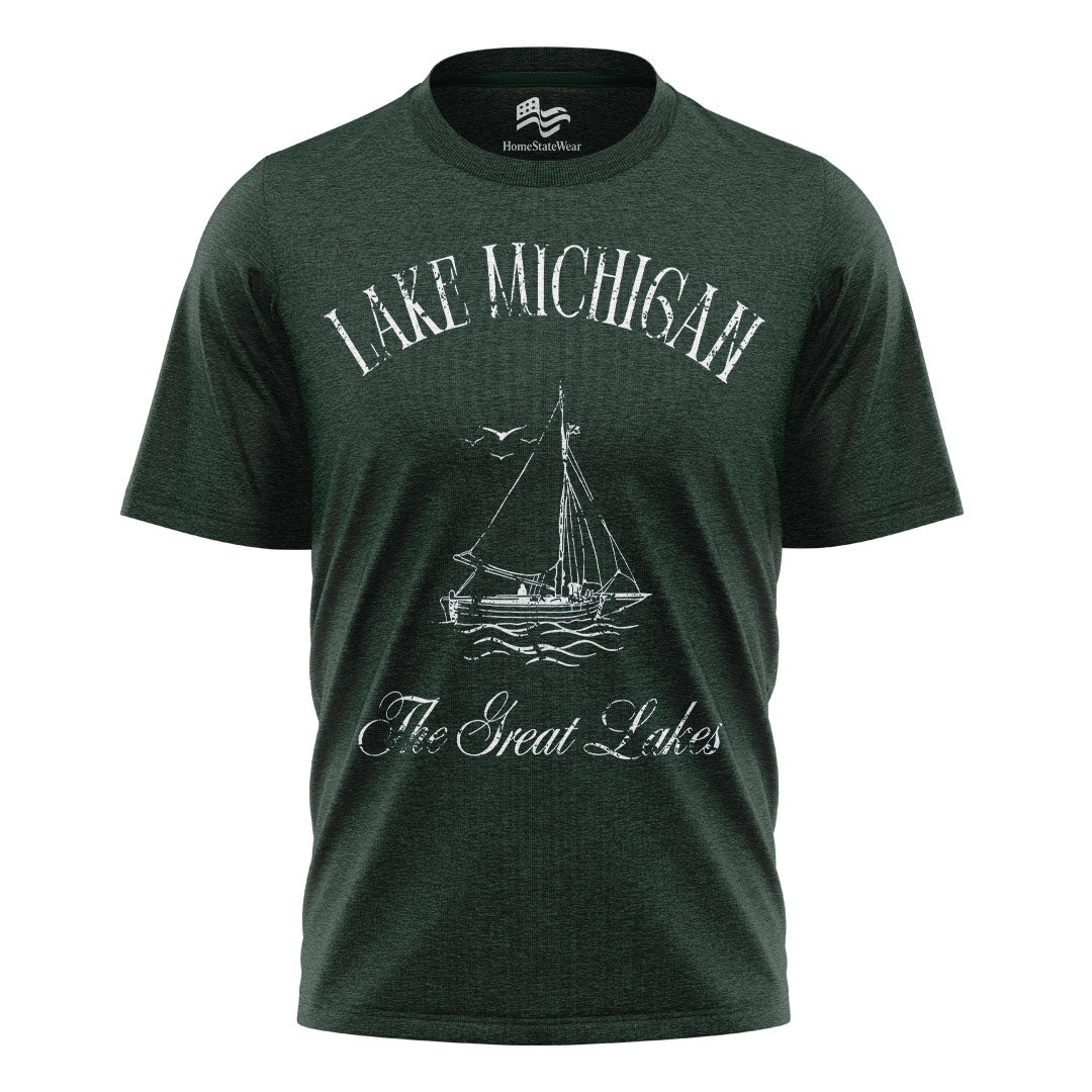 Lake Michigan Comfort Colors Tee | Great Lakes Vacation Shirt