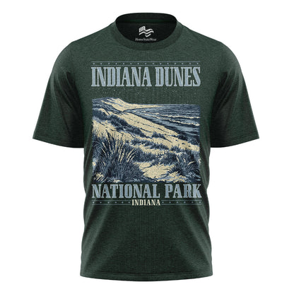 Indiana Dunes Comfort Colors Tee | Retro National Park Shirt