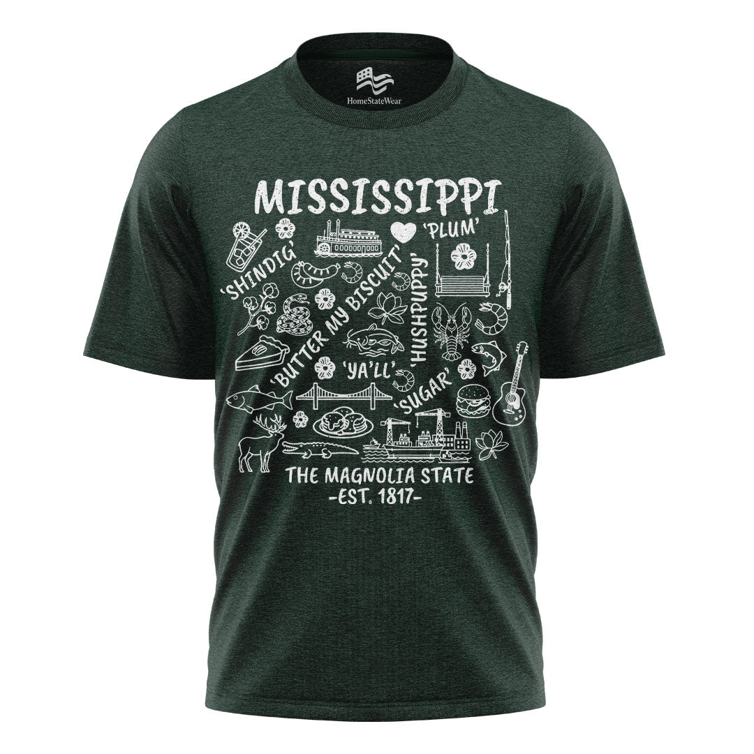 Mississippi Magnolia State T-Shirt