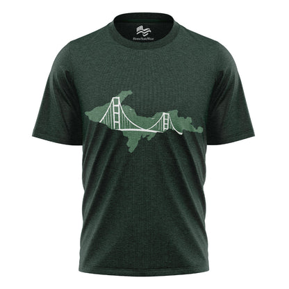 Upper Peninsula Michigan T-Shirt, UP Bridge Tee