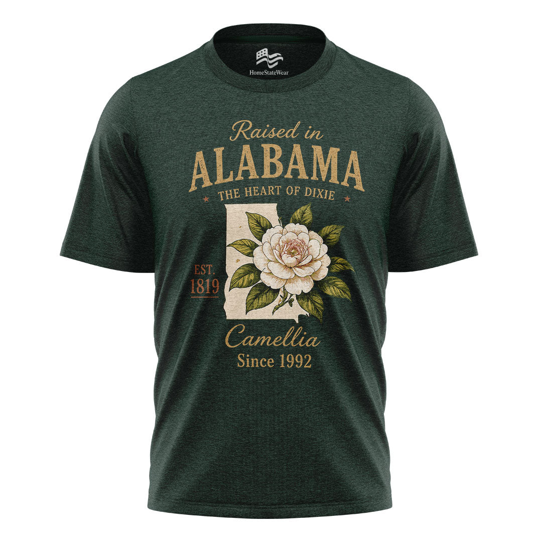 Alabama Camellia State Pride Graphic Tee