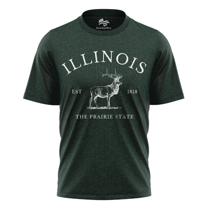 Illinois Elk T-Shirt | Prairie State Wildlife Tee