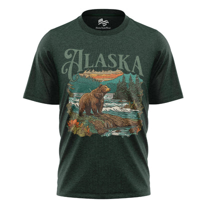 Alaska Wilderness Bear Graphic Tee
