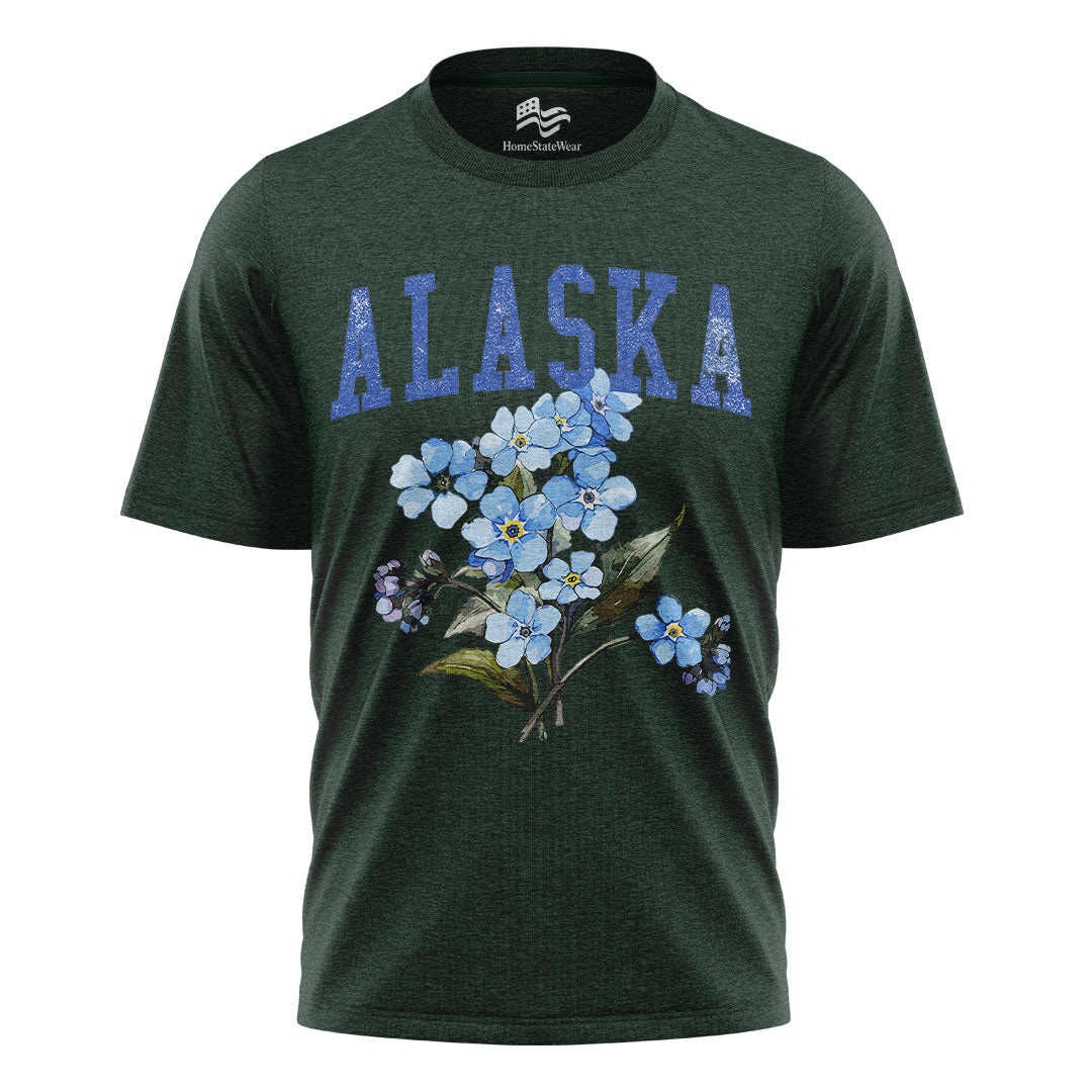 Alaska State Flower Comfort Colors Tee