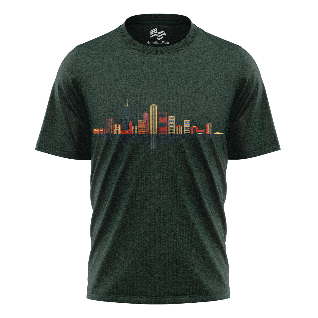 Illinois Cardinal & Violet Comfort Colors Tee | Nature Lover Shirt